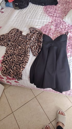 Customer photo review of Abito Fiocco Nero