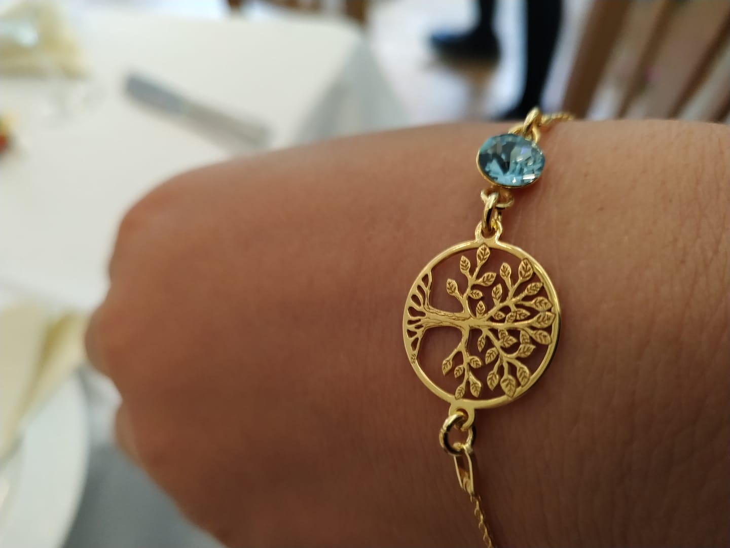 Customer photo review of Armband "Tree of Life" mit Geburtsstein