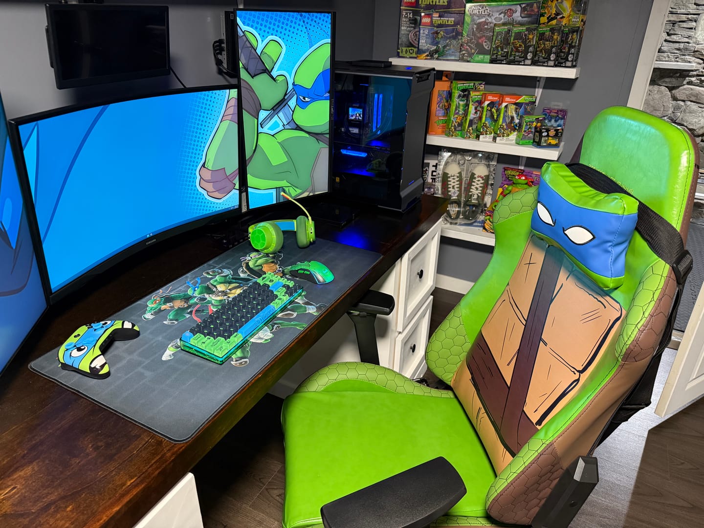 Customer photo review of Banshee K68 Magnetic Switch Keyboard - Teenage Mutant Ninja Turtles (4 Colors in 1)