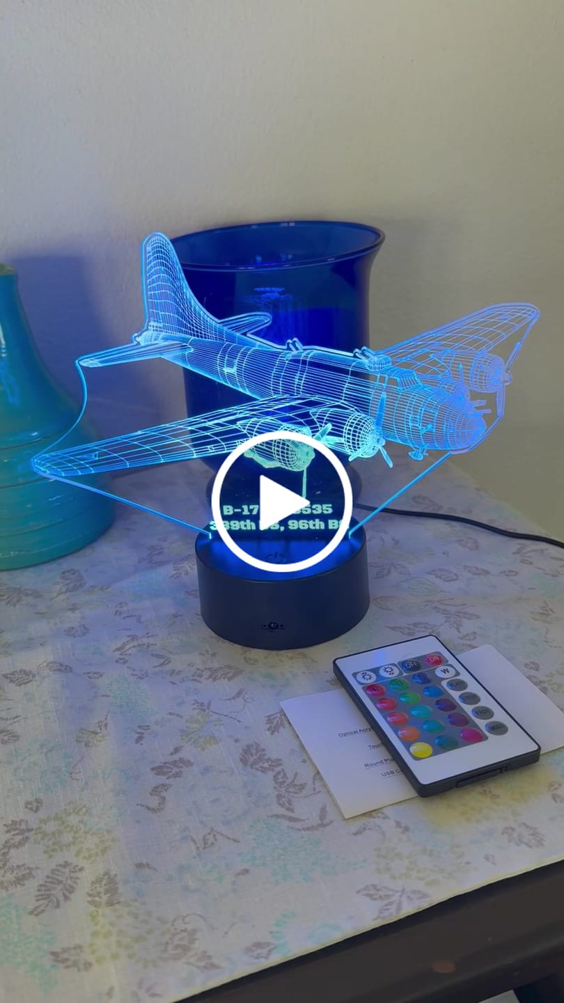 Customer video review of 3D Lamp Base