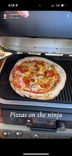 Customer photo review of Sourdough Pizza Bases