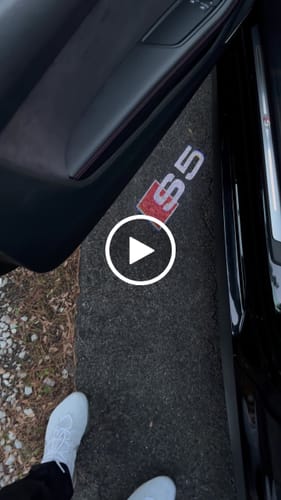 Customer video review of AUDI DOOR LIGHTS