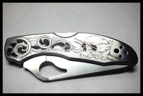 Customer photo review of Cloudray GM-100 LiteMarker 100W Fiber Laser Marking Engraver with 4.3” X 4.3” Scan Area