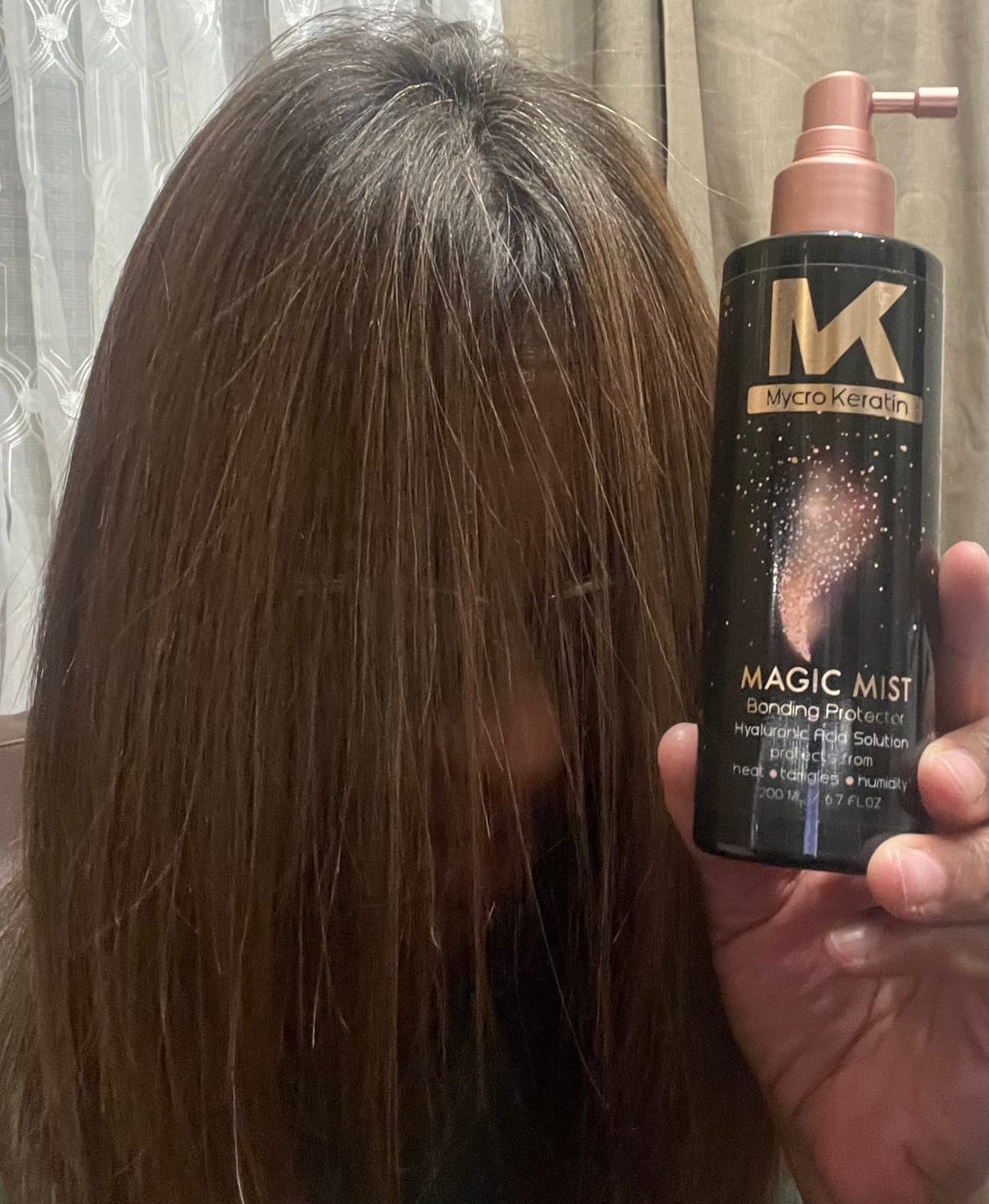 Customer photo review of Mycro Keratin Magic Mist Bonding Protector 200ml