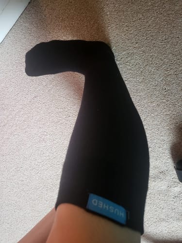 Customer photo review of Performance Eucalyptus Compression Socks
