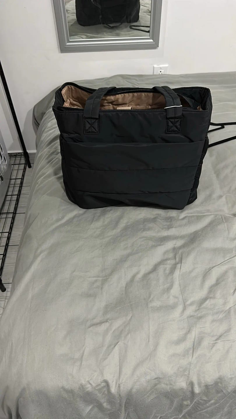 Customer photo review of Alex Puffer Tote Bag