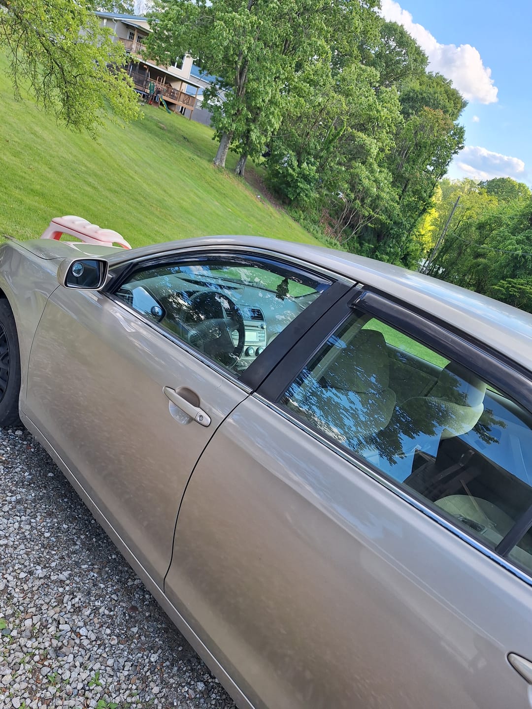Customer photo review of 2007-11 Toyota Camry Window Visors Wind Deflectors Rain Guards
