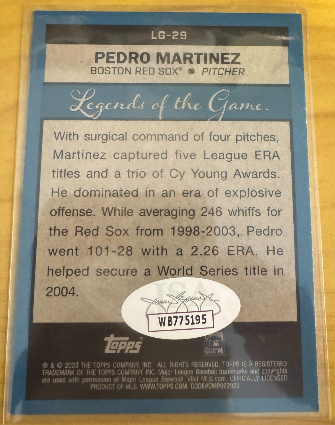 Customer photo review of Pedro Martinez Autograph Signing