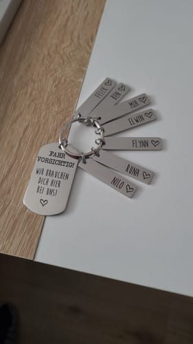 Customer photo review of Fahr Vorsichtich wir brauchen dich - Schlüsselanhänger