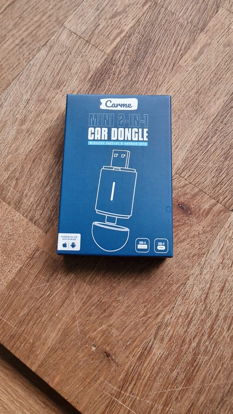 Customer photo review of Mini 2-in-1 Car Dongle