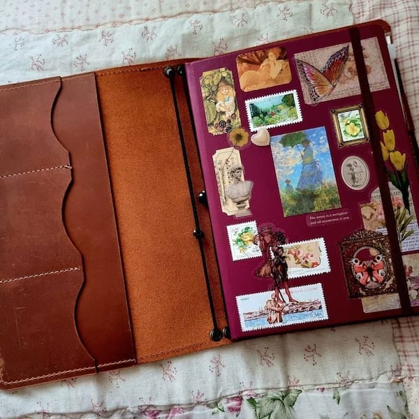 Customer photo review of Journal Cover Wander