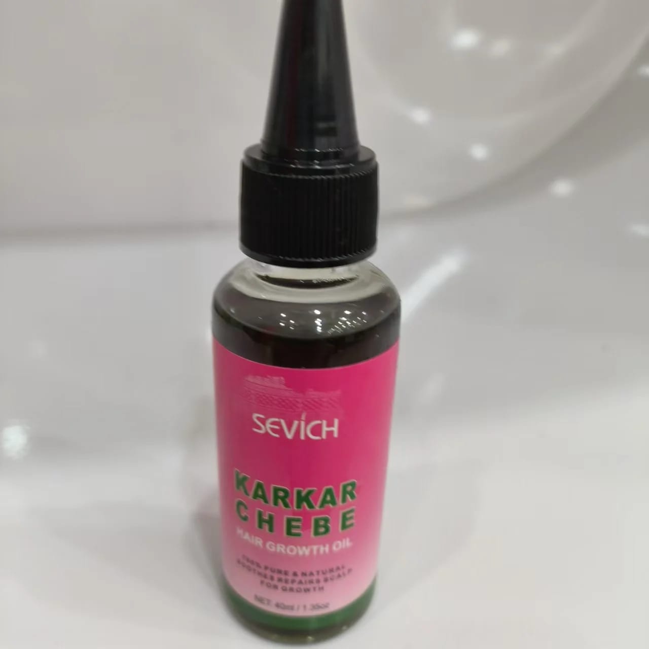Customer photo review of Chebe Fast Hair Growth Sevich Traction Alopecia Hair Karkar Oil Anti Hair Break Hair Strengthen Hair Loss Care Repair Damage