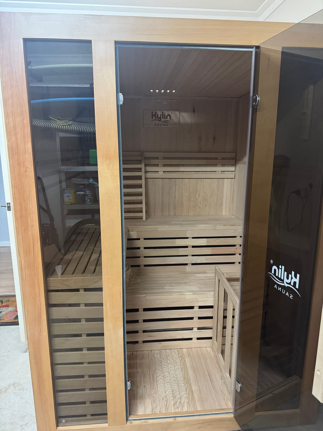 Customer photo review of Kylin Traditional Steam Sauna Room 3 Person QD-EA3D