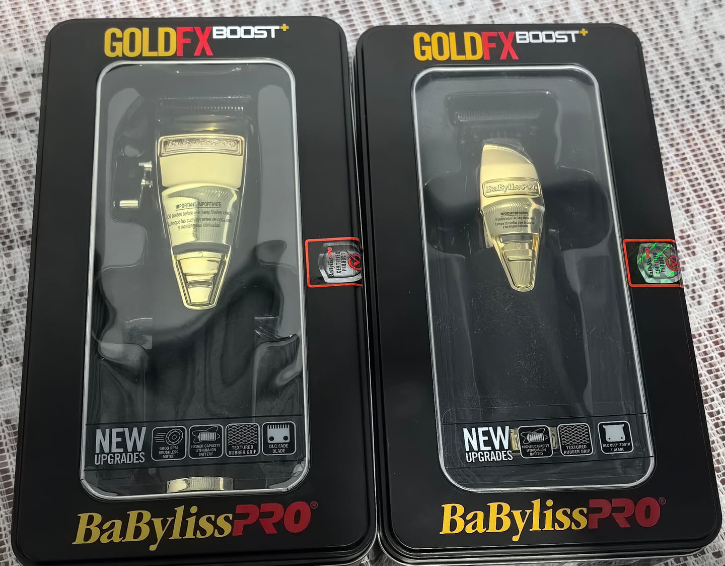 Customer photo review of BaByliss PRO - Combo Clipper Boost+ & Trimmer Boost+ GOLD