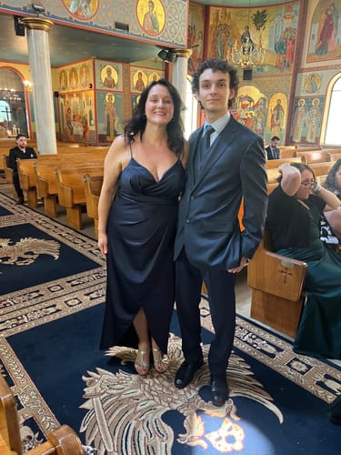 Customer photo review of Reid Maxi Dress by Bariano - RENTAL