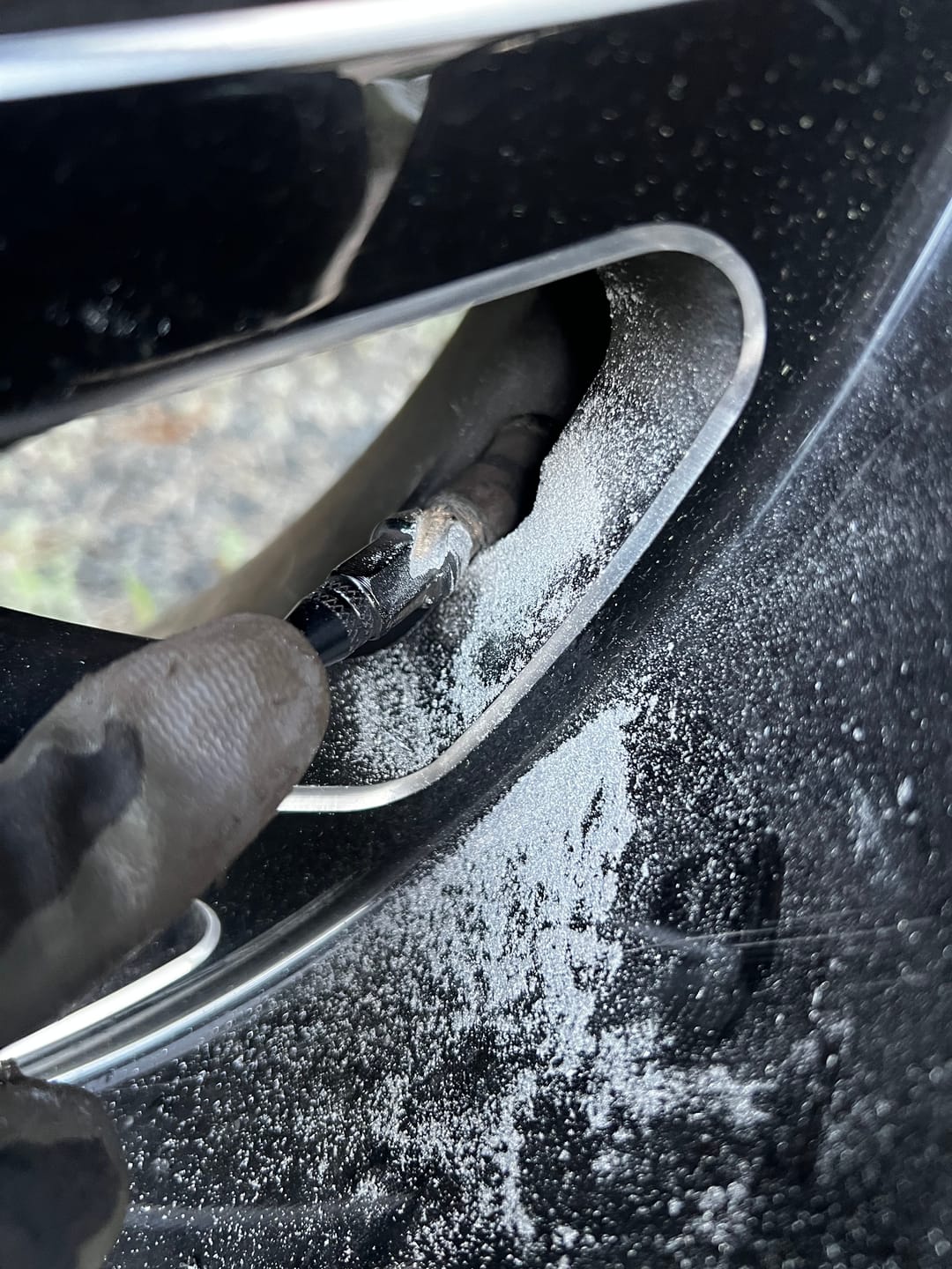 Customer photo review of Spiked Valve Stem Caps