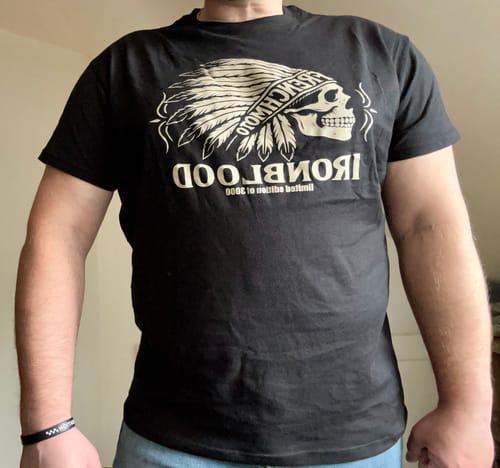 Customer photo review of T-SHIRT IRON BLOOD