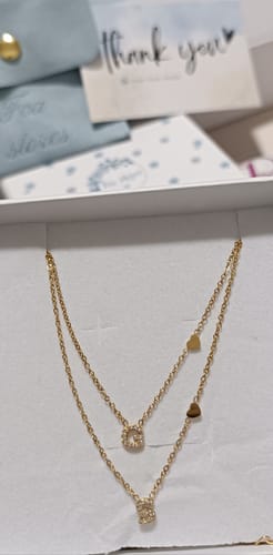 Customer photo review of Collana letter love