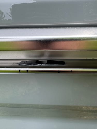 Customer photo review of Sliding Door Stop: Sprinter Van, Ford Transit Van & Promaster