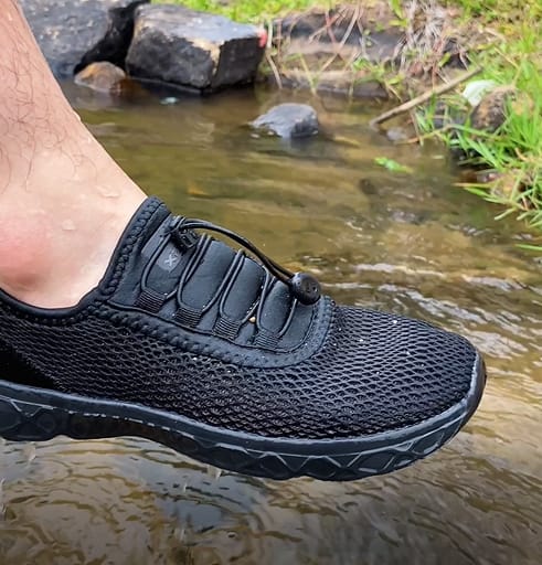 Customer photo review of Aleader Men's Xdrain Classic Knit 3.0 Water Shoes