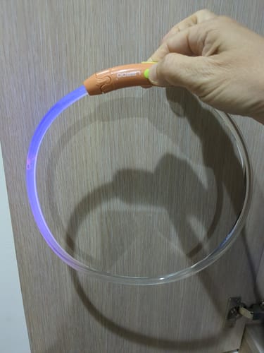 Customer photo review of LaRoo萊諾 F20 發光狗項圈 LED項圈 45 / 65cm  USB充電