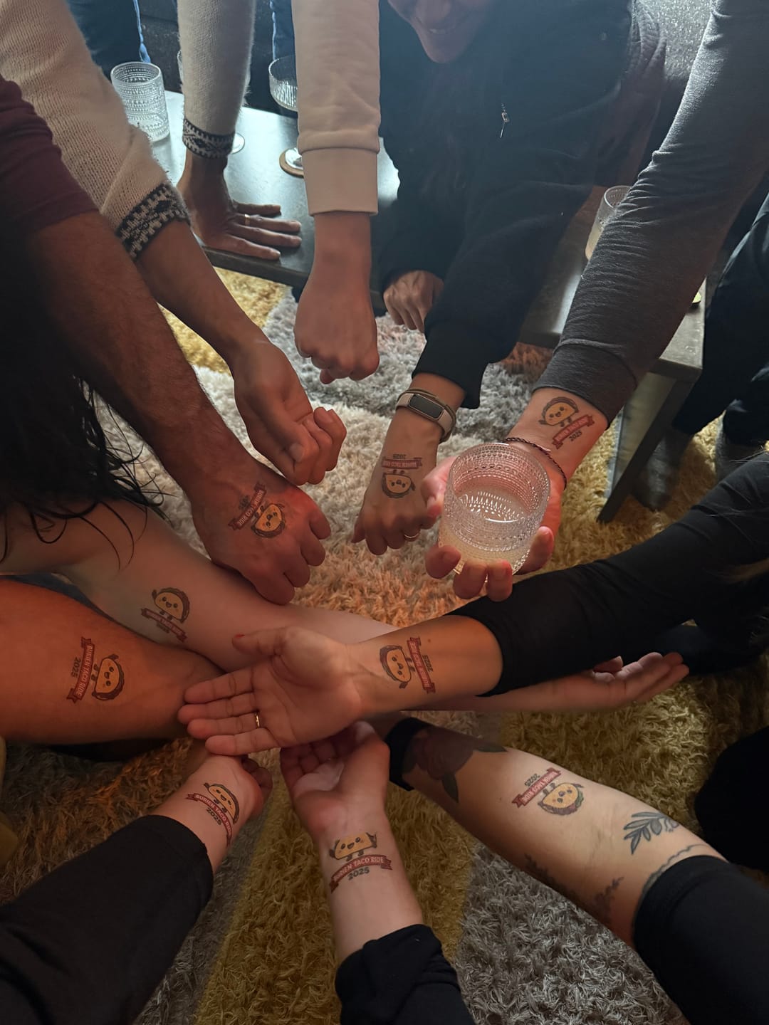 Customer photo review of Custom Photo Temporary Tattoo