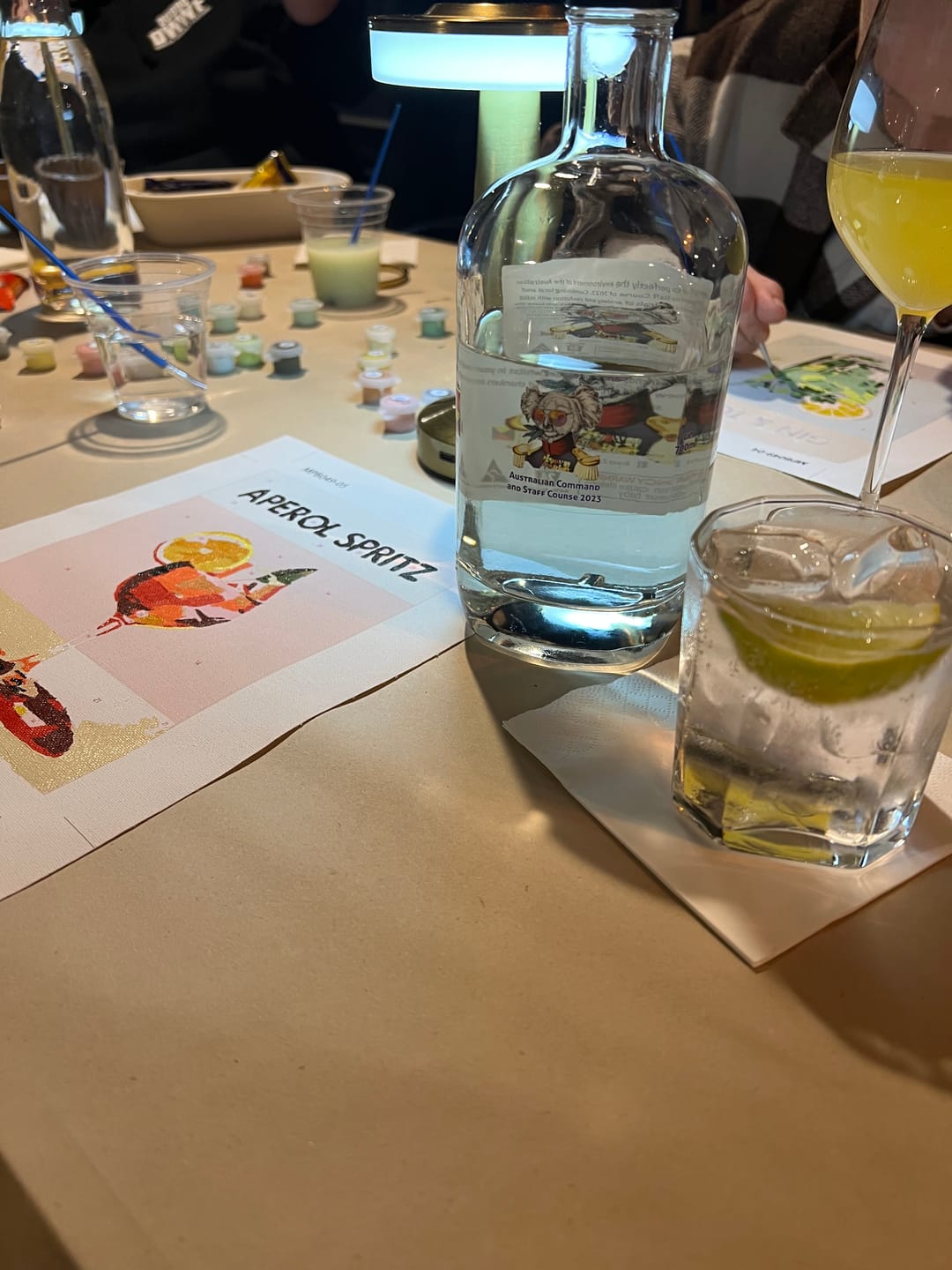 Customer photo review of 6 Mini Paintings - Cocktail Deluxe Set