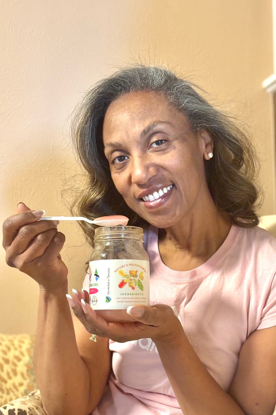 Customer photo review of CINNA-MOSS East African Sea Moss Gel (16oz jar)