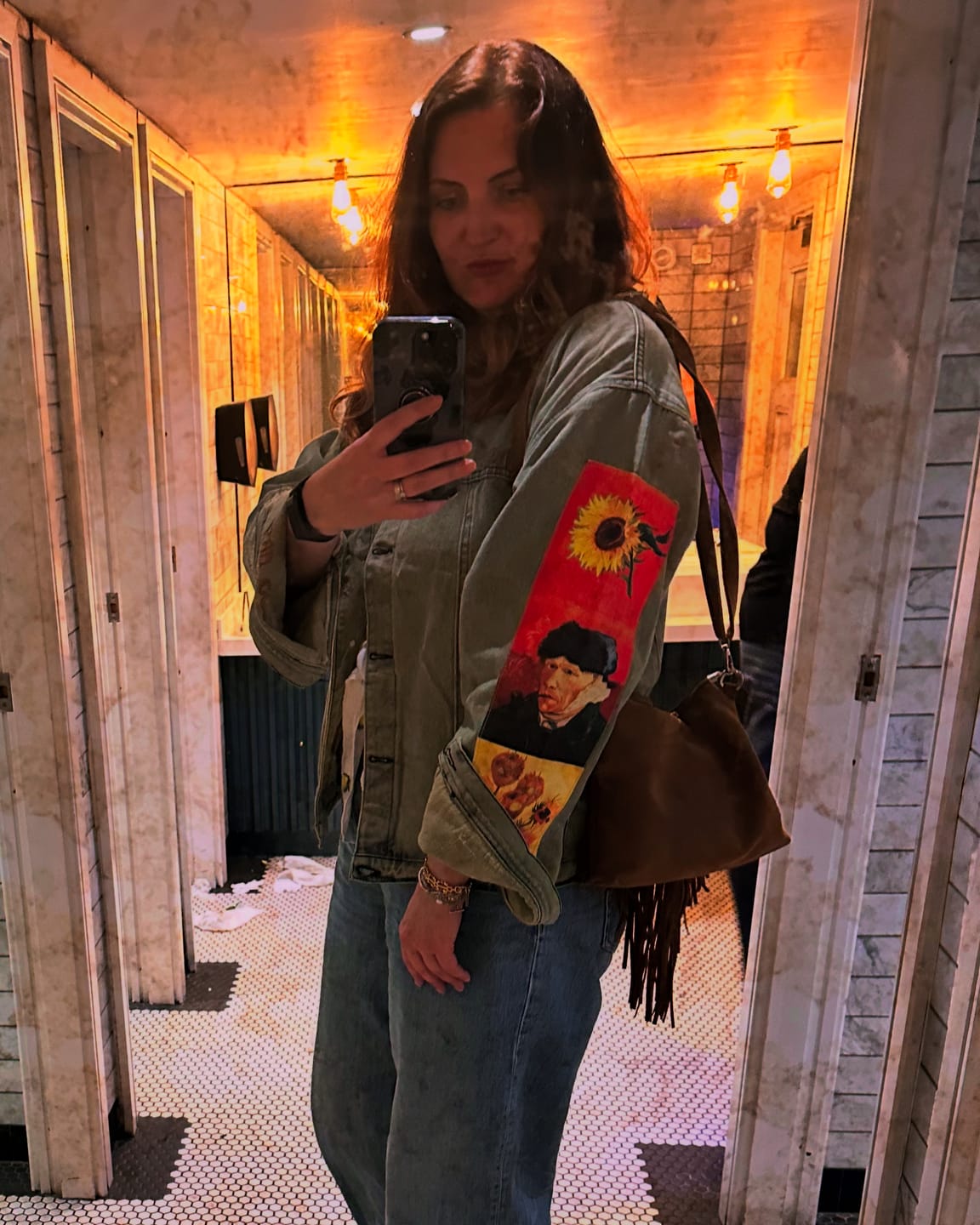 Customer photo review of Van Gogh Denim Jacket