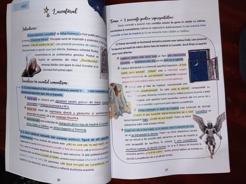 Recenzie cu fotografie de la un client despre Carte Română Bacalaureat Bacademia (temă și viziune, caracterizare, relație) - Ediția II