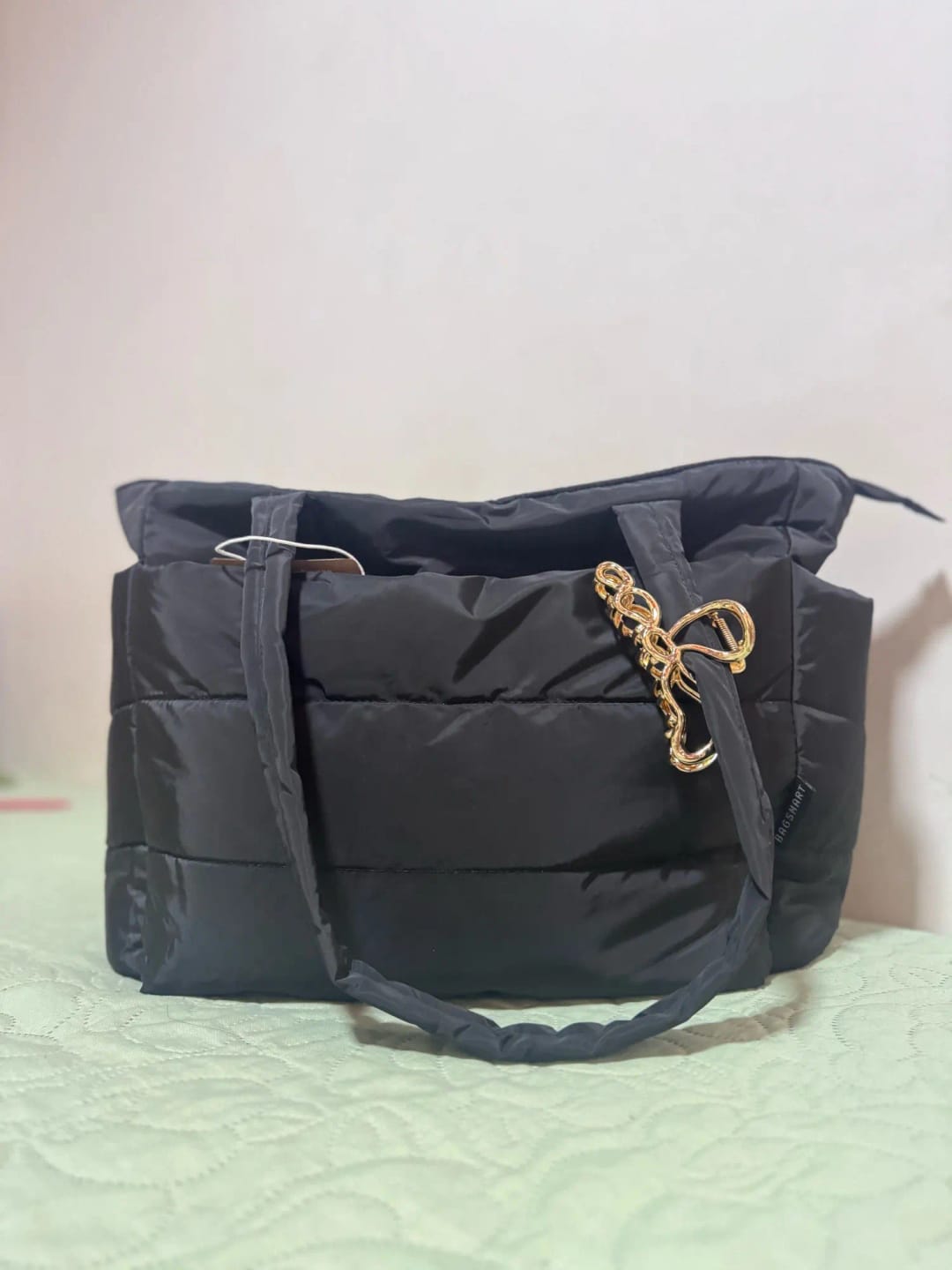 Customer photo review of Alex Puffer Tote Bag
