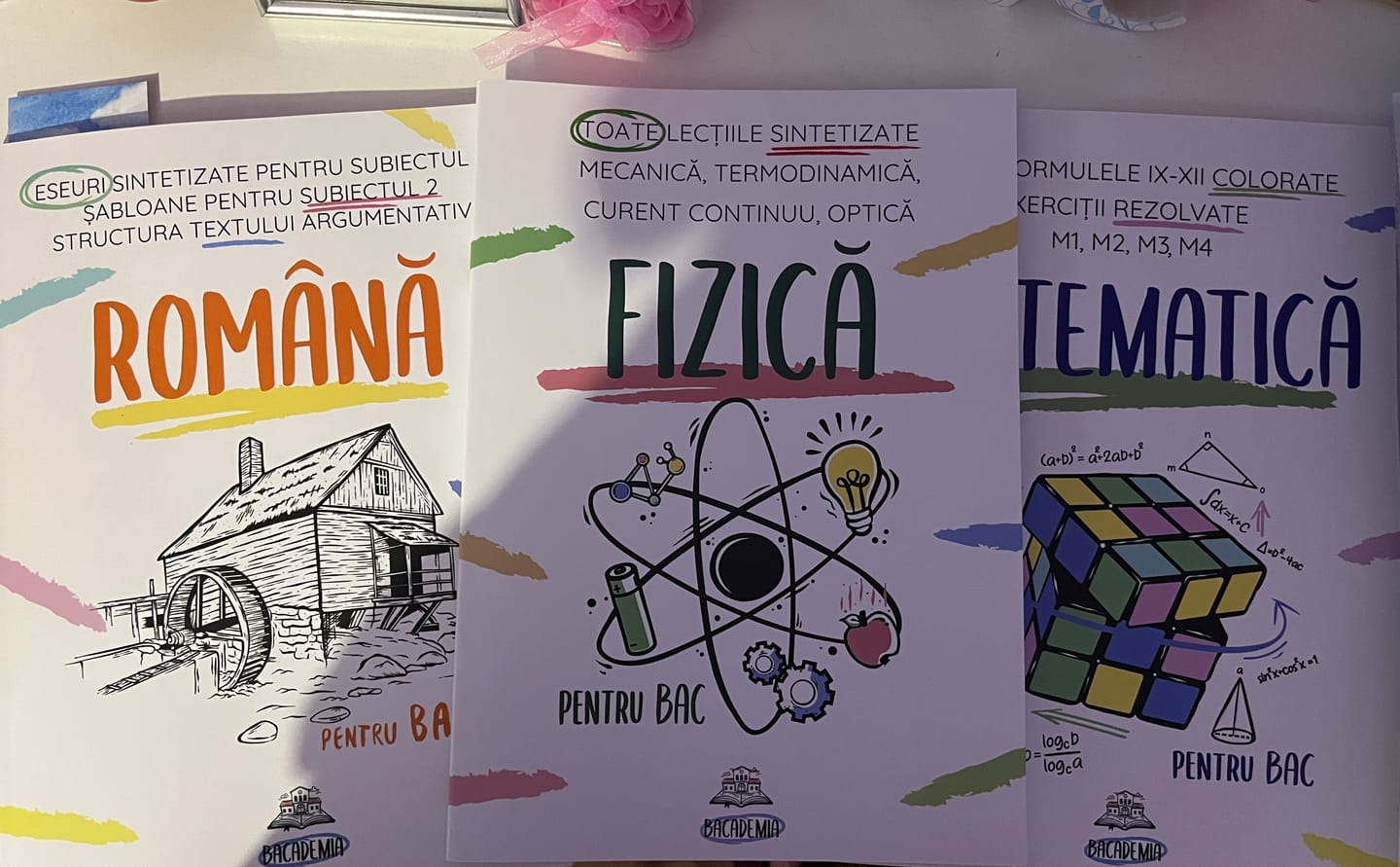 Customer photo review of Pachet Bacalaureat (Română + Matematică + Fizică) Bacademia