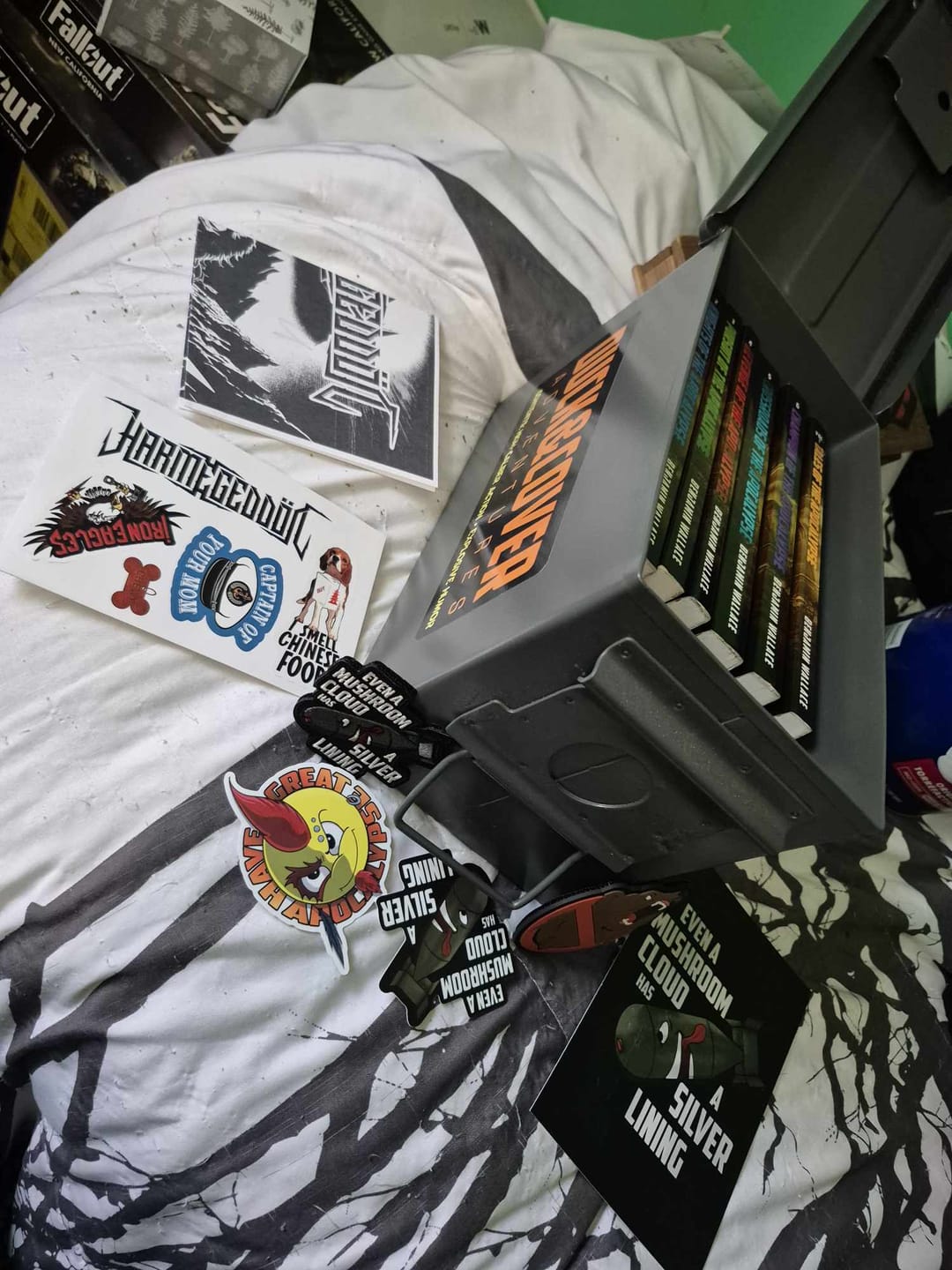 Customer photo review of Champion of the Apocalypse: Duck & Cover Adventures Book 6 (Signed Paperback)