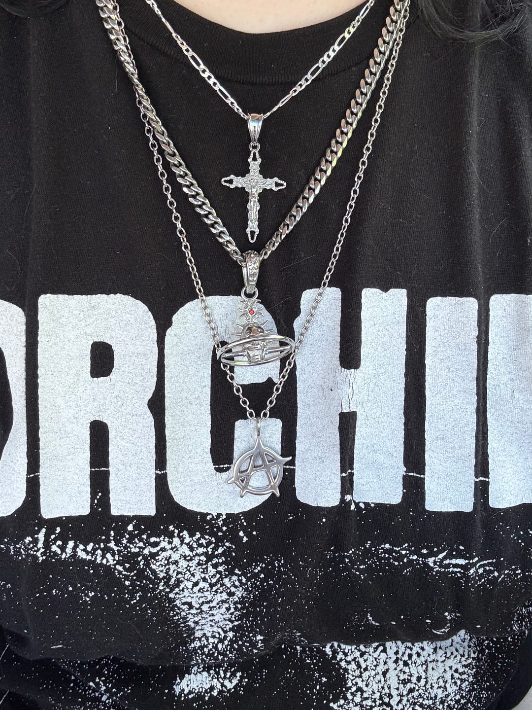 Customer photo review of CRUCIFIX CROSS PENDANT