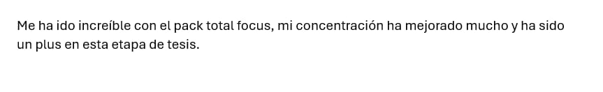 Customer photo review of Pack Total Focus