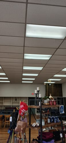 Customer photo review of 4ft 18W LED Linear Tube - 25 Pack - T8 Glass Tubes - Single/Two End Bypass - Ballast Bypass - (UL Type B + DLC 5.1)