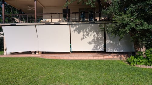 Customer photo review of SmartWings Motorized Outdoor Shades 1%/3%/5% Openness