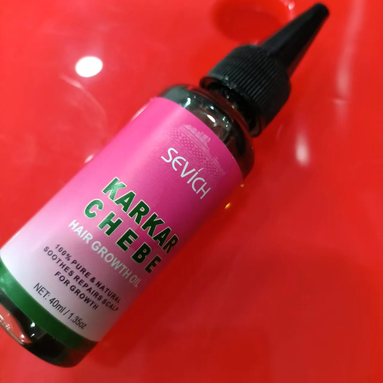 Customer photo review of Chebe Fast Hair Growth Sevich Traction Alopecia Hair Karkar Oil Anti Hair Break Hair Strengthen Hair Loss Care Repair Damage