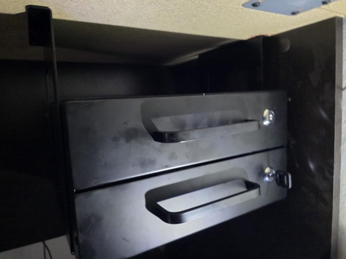 Customer photo review of Lockable Drawer