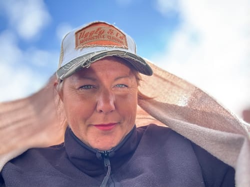 Customer photo review of Camo Diamond Cap