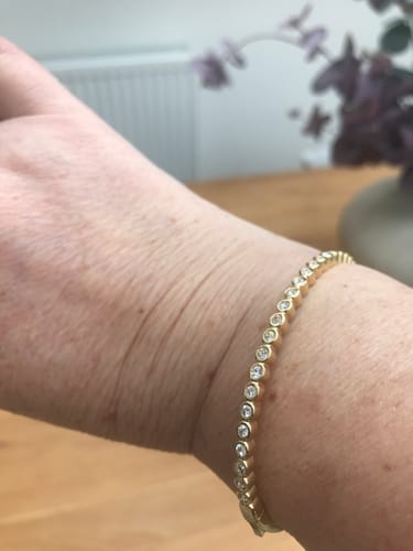 Customer photo review of Bezel Bangle