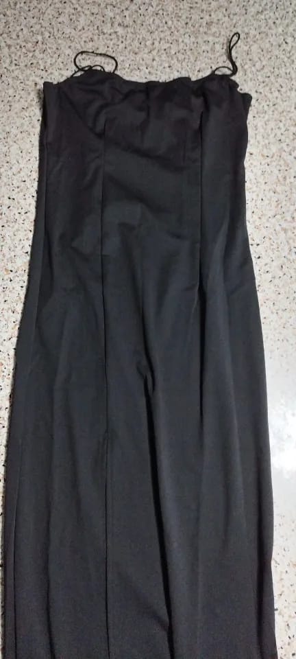 Customer photo review of Polyester Bodycon Dress — Spaghetti Strap Black | KIMLUD