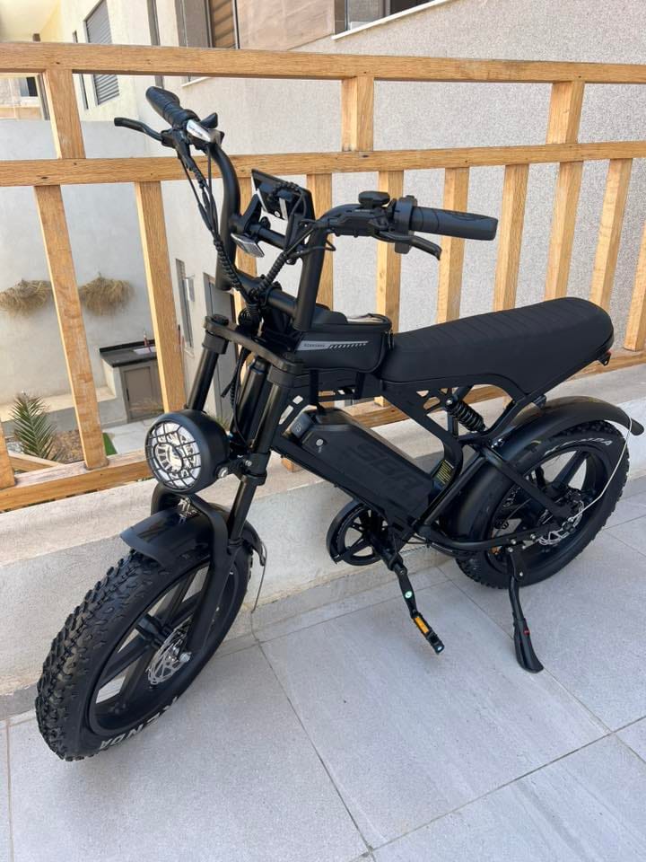 Customer photo review of S8 Vintage Vélo électrique de route 500W, Ebike 48V 15Ah avec batterie au lithium amovible, autonomie de 50 km, pneu large tout-terrain de 20 pouces.