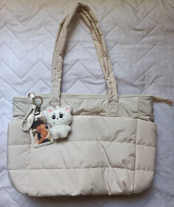 Customer photo review of Alex Puffer Tote Bag