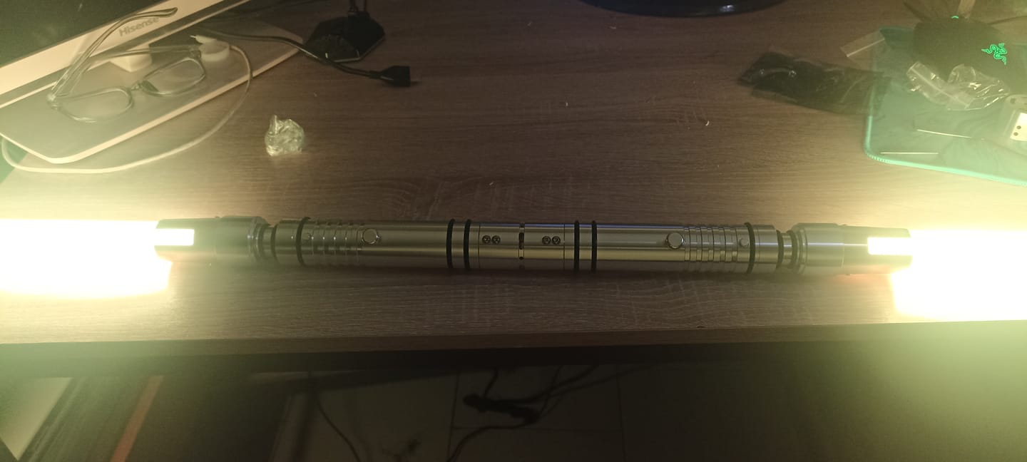 Customer photo review of Bastila Shan Lightsaber Doble