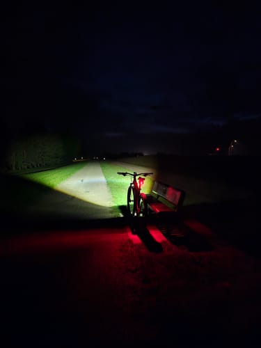 Customer photo review of EVO 1700 Underneath Mounted Bike Light