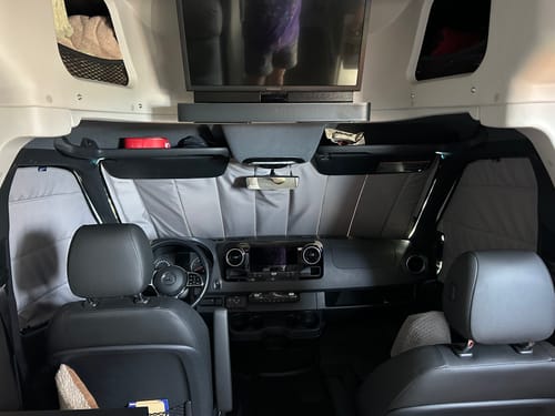 Customer photo review of Sprinter Ekko - Windshield Shade