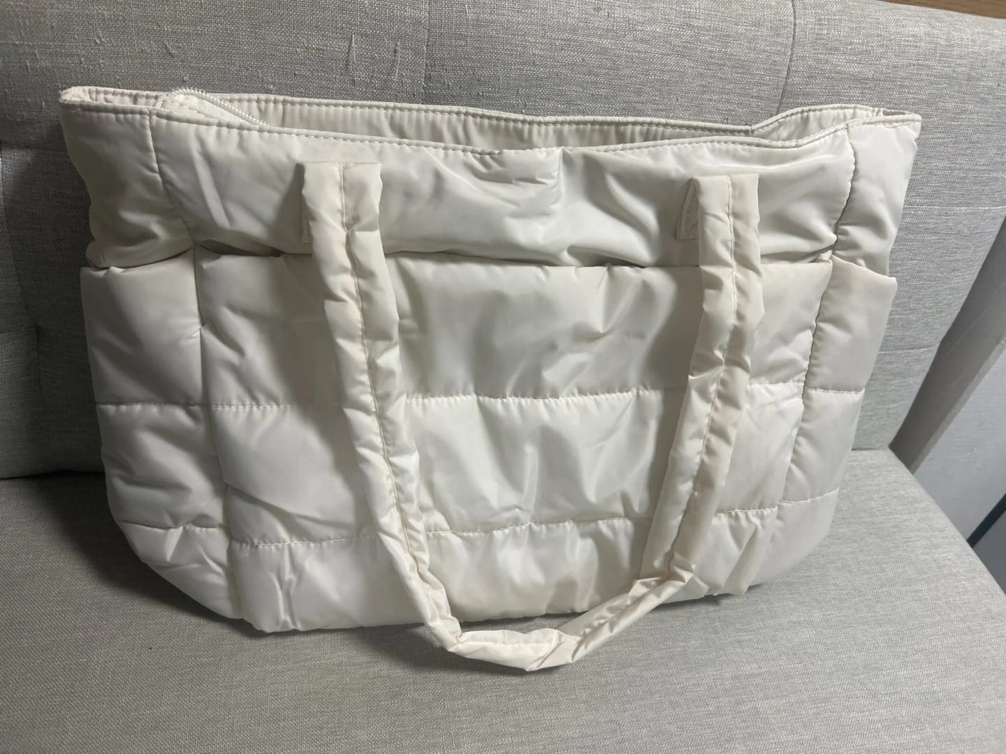 Customer photo review of Alex Puffer Tote Bag