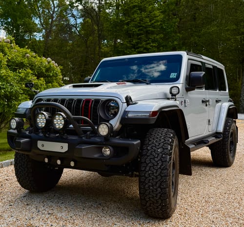 Customer photo review of Aftermarket Stick-on Slot Grille Trim (single) Painted