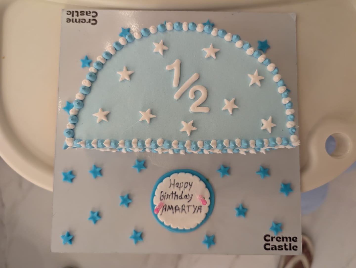 Customer photo review of Halfway there Cake